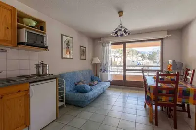 Image de Studio confortable avec navette ski et casier privatif - 4 pers