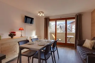 Studio au pied des pistes avec Wifi gratuit, balcon et coin montagne - Résidence Le Signal du Prorel