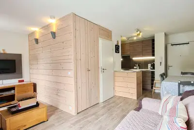 Image de Studio neuf pour 4 pers. au centre de Flaine avec balcon