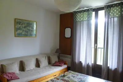 Image de Studio confortable avec balcon au centre de Flaine