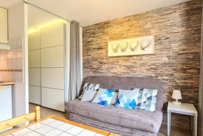 Image de Studio rénové au centre de Flaine avec balcon pour 5 personnes