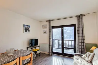 Image de Studio rénové 4 pers, proche pistes, balcon, casier ski