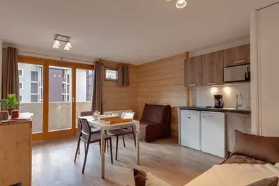 Studio cosy rénové, 3 pers, au pied des pistes - Résidence Le Signal du Prorel, Briançon