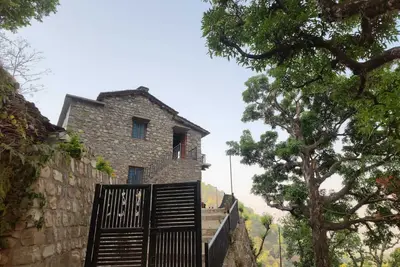 Image de Wood Valley in the foothill of Himalayas.