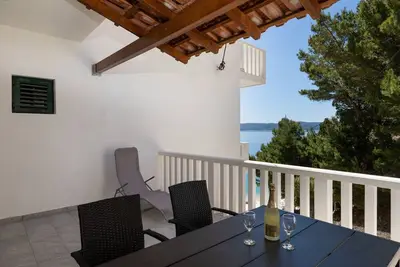 Image de Appartement de deux chambres prés de la plage Mimice, Omis (A-2736-e)