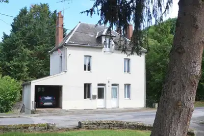 Character house in a romantic setting \"At the water's edge\"