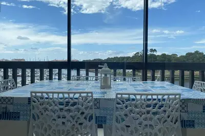 Image de Studio cabine cosy, climatisation, vue port à Capbreton