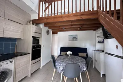 Image de Agréable T2 avec mezzanine et parking, 5min à pied de la plage
