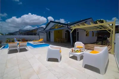 Fleur De Canne superbe villa  vue mer et piscine privée
