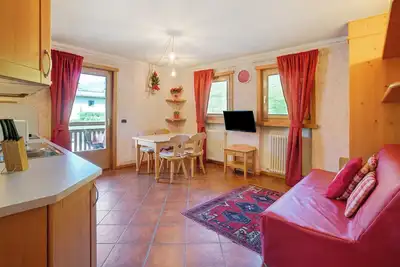 Image de Appartement 'La Baitina app B' avec vue sur les montagnes & balcons