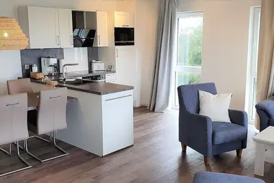 Image de Modern, high-quality vacation apartment, sauna, large balcony, close to the beach