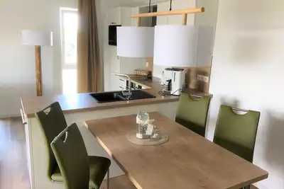 Image de Modern, high-quality vacation apartment, sauna, large balcony, close to the beach