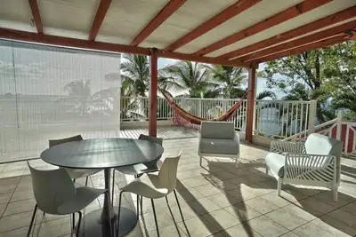 Apartments overlooking the Caribbean Sea