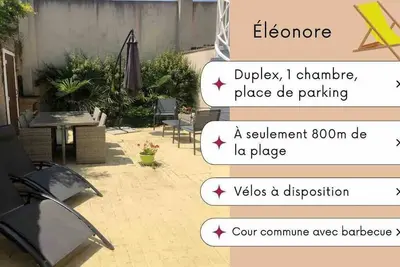 Image de Eléonore, duplex, cour commune proche mer (3)