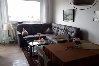 2-room vacation apartment with balcony & sea view