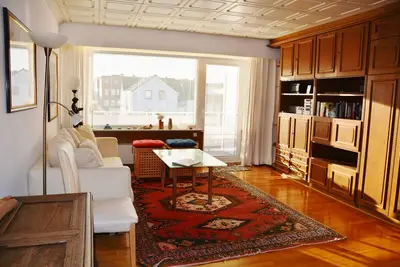 1-room apartment in the city center with balcony