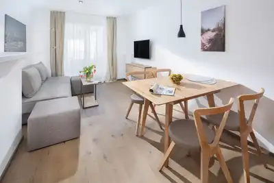 New-build apartment by a monument