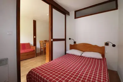 Image de À 100m des pistes de ski, 3ème étage, terrasse, balcon, télévision, casier à ski, 29m², Tignes