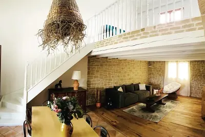 Image de Maison de vacances 'Dans La Drôme' avec vue sur les montagnes, piscine privée et Wi-Fi