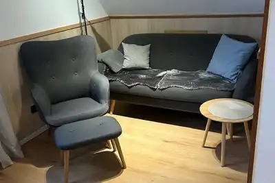 Small vacation apartment close to the beach in Norddeich, space for up to 3 people.