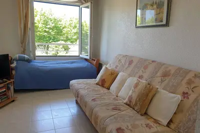 Image de Port Fréjus 100m des plages et de la base nature, studio 23 m2, 4 couchages, balcon parking privatif