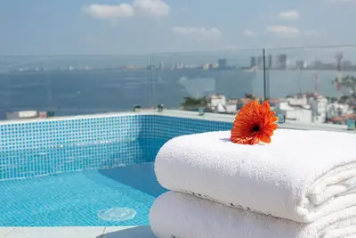 Image de Casa de la Luz Brand-new villa just above the Malecón overlooking Banderas Bay.