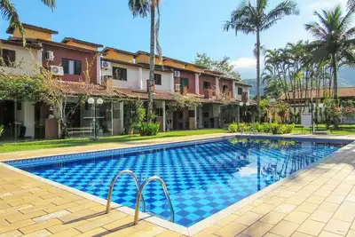 Image de Casa com lazer à 750m da Praia de Massaguaçu/Sp