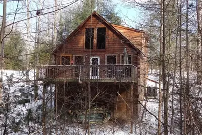 Image de Secluded, Cozy Cabin with Hot Tub in a heavily forested setting. Great Location.