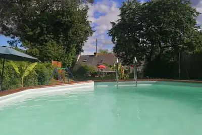 Image de ti dour maison en bretagne 4 pers piscine chauffée 25 min de la mer