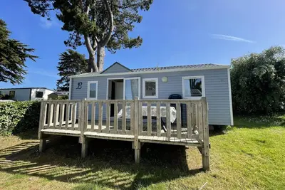 Image de Mobile Home 4/6 Personnes Dans Camping 4 Étoiles Accès Direct Plage