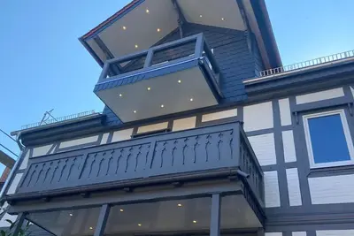 Neue Ferienwohnung in Wernigerode mit Balkon und Schlossblick - Harz