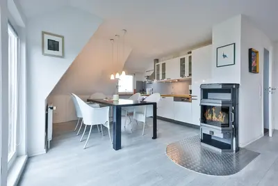 Image de Bright apartment on two levels with breathtaking views of the North Sea. -