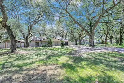 One level home on acreage with privacy