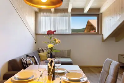 Image de Appartement de vacances 'Living Lerchna - Belle Vue 2' avec vue sur la montagne, balcons et Wi-Fi