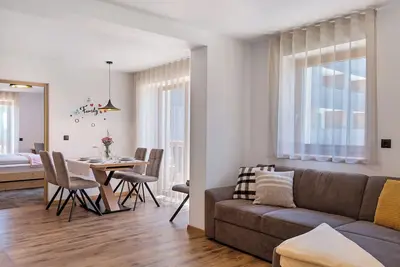 Image de Living Lerchna - Appartement Abendrot avec vue sur la montagne, balcons et Wi-Fi