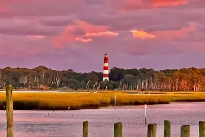 Image de 1br Waterfront cottage with a view of the wild Chincoteague ponies!