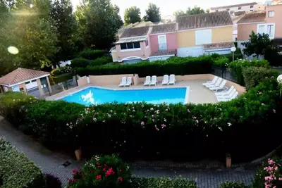 Image de Bel appartement climatisé dans résidence avec piscine, terrain de tennis et de pétanque