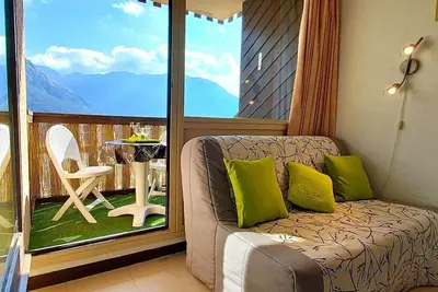 Image de 1er étage, balcon, télévision, casier à ski, 26m², Réallon