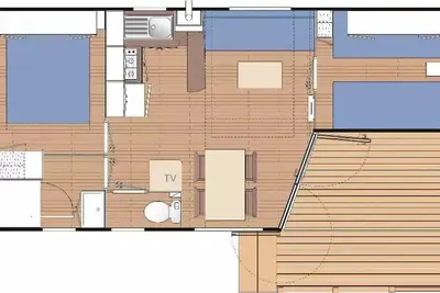 Image de Mobilhome 2 Chambres 4 personnes