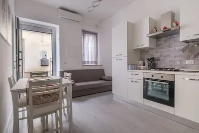 Image de Maison de vacances 'Marea Appartments' près de la plage avec vue sur la mer et climatisation.