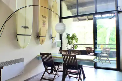 Image de Tursan Residence. Duplex-Wohnung, in der Nähe von Bourdaines Strand. Kostenloses Wlan