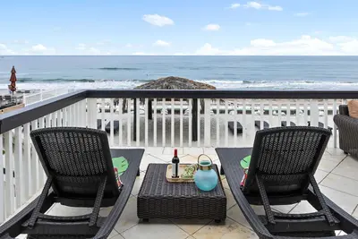 Upper Level Pet-Friendly Oceanfront Condo with a Private Patio P925-4