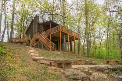 Image de Amy's Creek 1| Dog Friendly w/Creekside Views, Covered Deck, Hot Tub, Near Helen