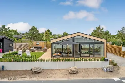 Image de Belle maison à Rønde avec vue sur la.
