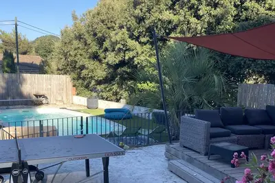 Image de Villa 8/10 pers. entre Aix-en-Provence et Marseille Piscine privée sécurisée 8x4