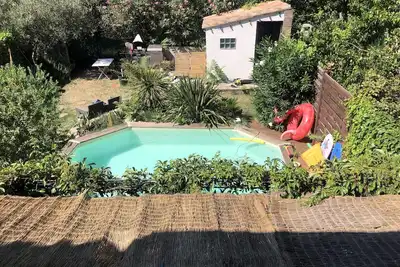 Image de Villa avec Piscine, climatisée, à 5 min de la comédie et à 10 min des plages