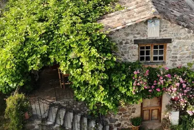 Image de Mazet typique Cévenol avec vue magnifique