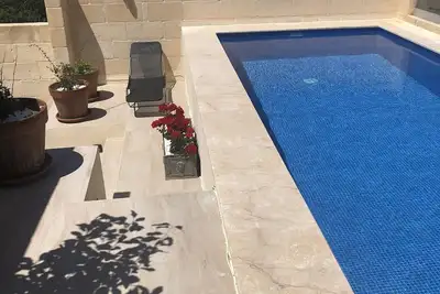 Image de Character farmhouse in Gozo with pool on roof terrace and fountain courtyard