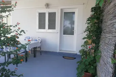 Image de Appartement d'une chambre avec la terrasse et la vue sur le mer Baie Saplunara, Mljet (A-4896-b)