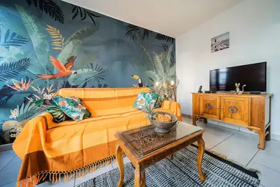 ♡♡ Ti case a moin ♡♡ T2 cosy et calme au bord du Lagon - Clim, Wifi, Parking